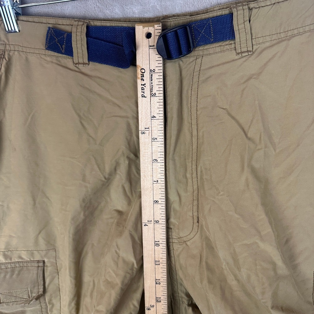 Abercrombie and Fitch Mens Khaki Cargo Pants L Relaxed Fit Tactical Gorpcore Tan - Picture 8 of 9